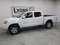 2010 Super White Toyota Tacoma V6 SR5 TRD Sport Double Cab 4x4  photo #1