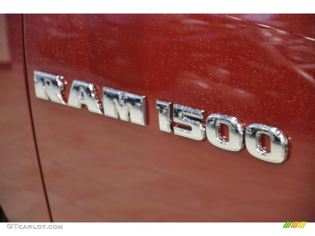 2011 Ram 1500 SLT Quad Cab - Deep Cherry Red Crystal Pearl / Dark Slate Gray/Medium Graystone photo #9