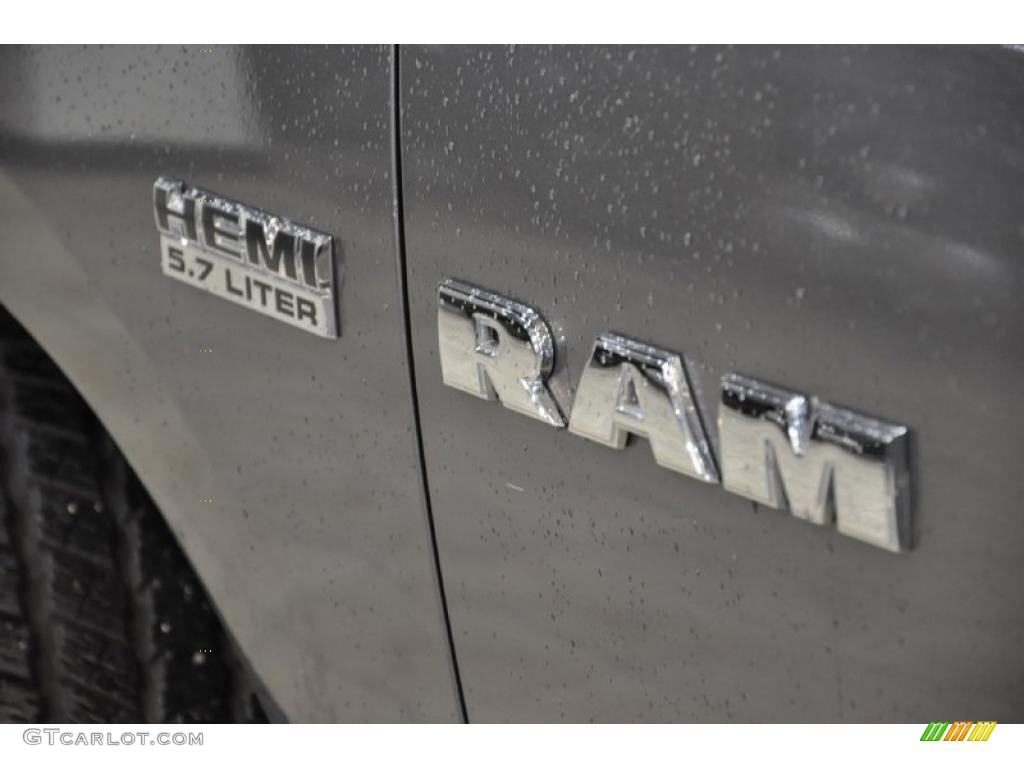 2009 Ram 1500 SLT Quad Cab - Mineral Gray Metallic / Dark Slate/Medium Graystone photo #9
