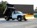 Summit White - Silverado 3500 Regular Cab 4x4 Chassis Plow Truck Photo No. 15