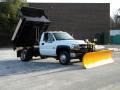 Summit White - Silverado 3500 Regular Cab 4x4 Chassis Plow Truck Photo No. 16