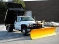 Summit White - Silverado 3500 Regular Cab 4x4 Chassis Plow Truck Photo No. 19