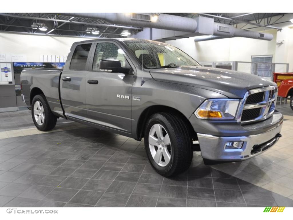 2009 Ram 1500 SLT Quad Cab - Mineral Gray Metallic / Dark Slate/Medium Graystone photo #4