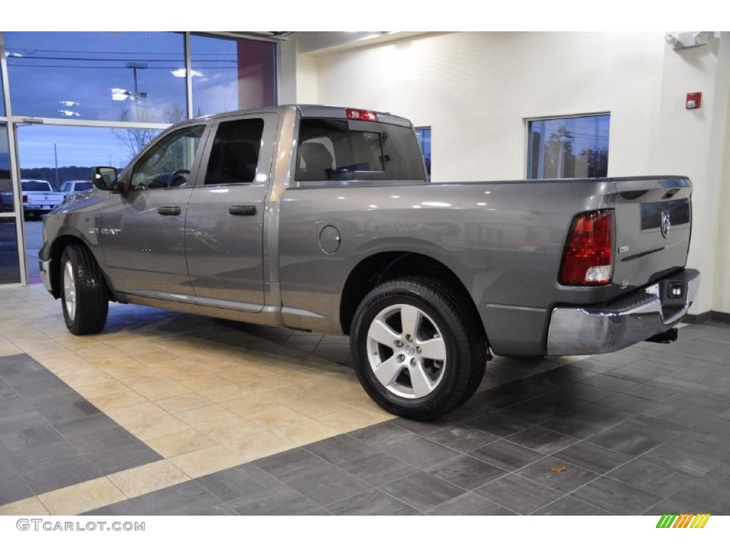 2009 Ram 1500 SLT Quad Cab - Mineral Gray Metallic / Dark Slate/Medium Graystone photo #6