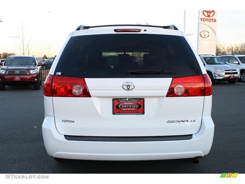 2010 Sienna CE - Super White / Stone photo #3
