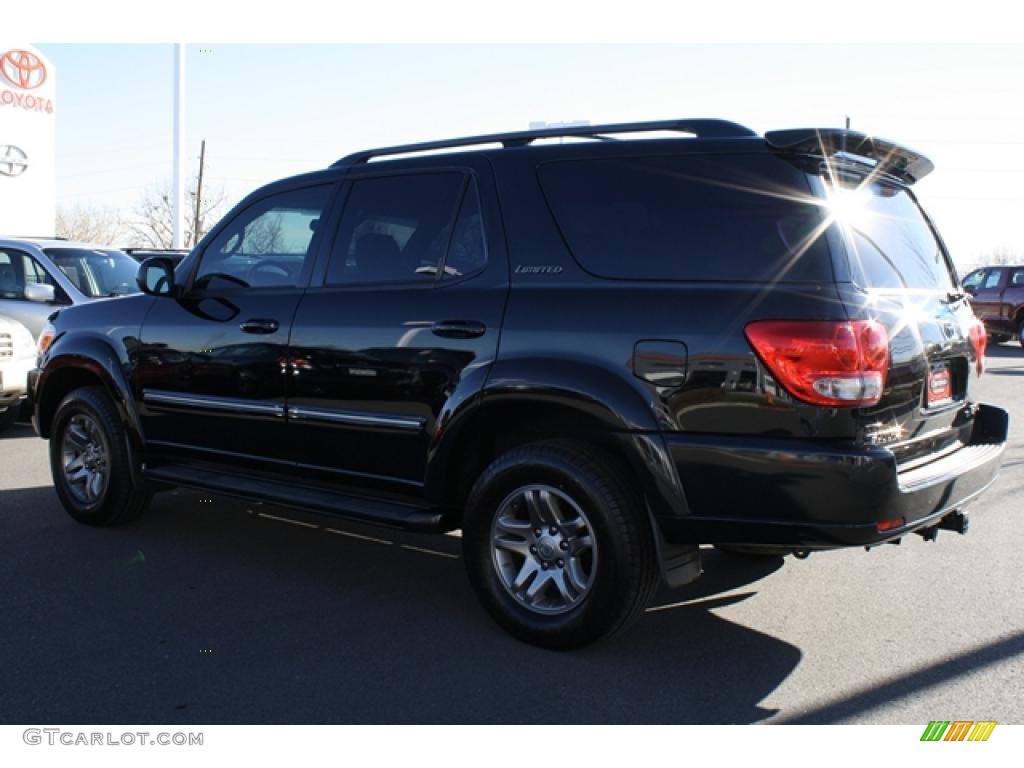 2005 Sequoia Limited 4WD - Black / Light Charcoal photo #4