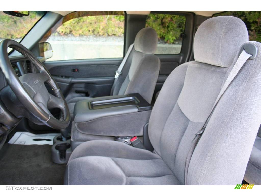 Dark Pewter Interior 2003 GMC Sierra 1500 SLE Extended Cab 4x4 Photo #40575213