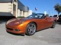 2007 Atomic Orange Metallic Chevrolet Corvette Convertible  photo #3