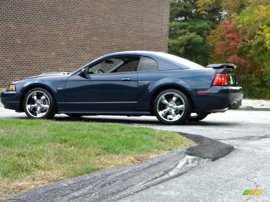 2003 Mustang GT Coupe - True Blue Metallic / Medium Graphite photo #8