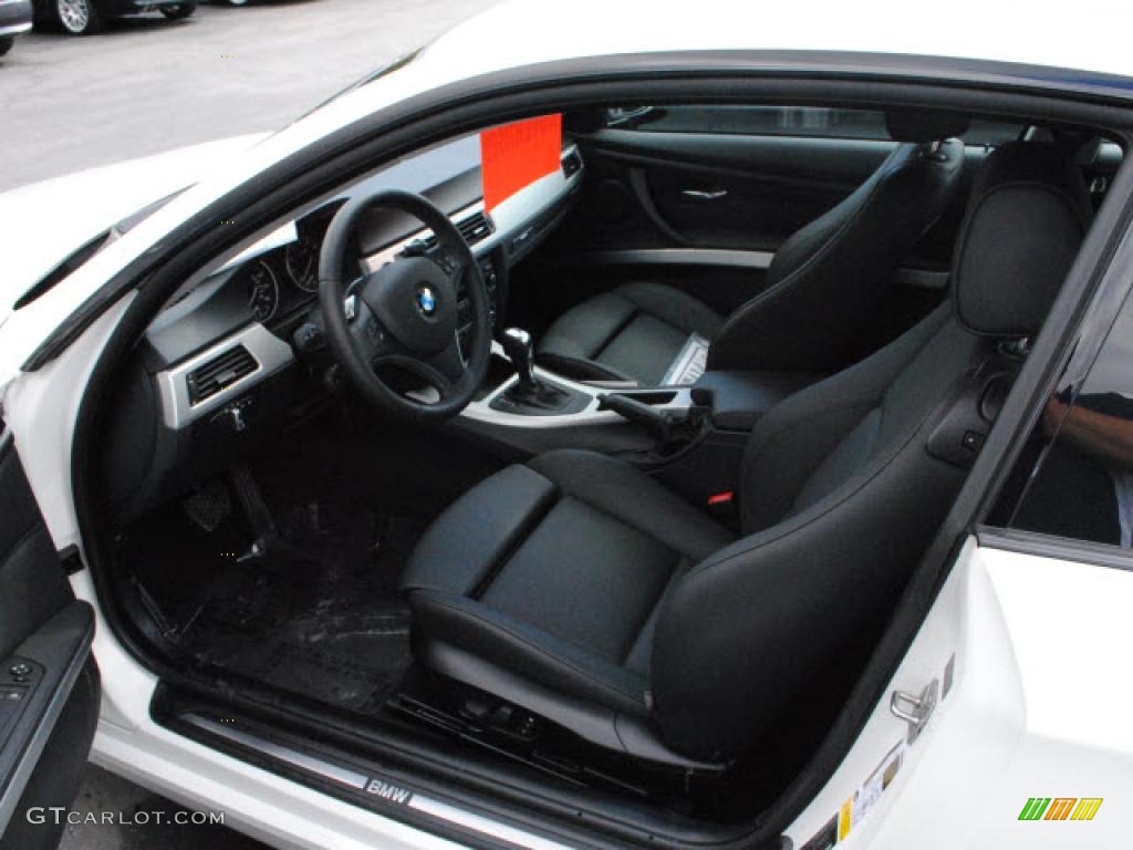 Black Interior 2010 BMW 3 Series 328i Coupe Photo #40576189