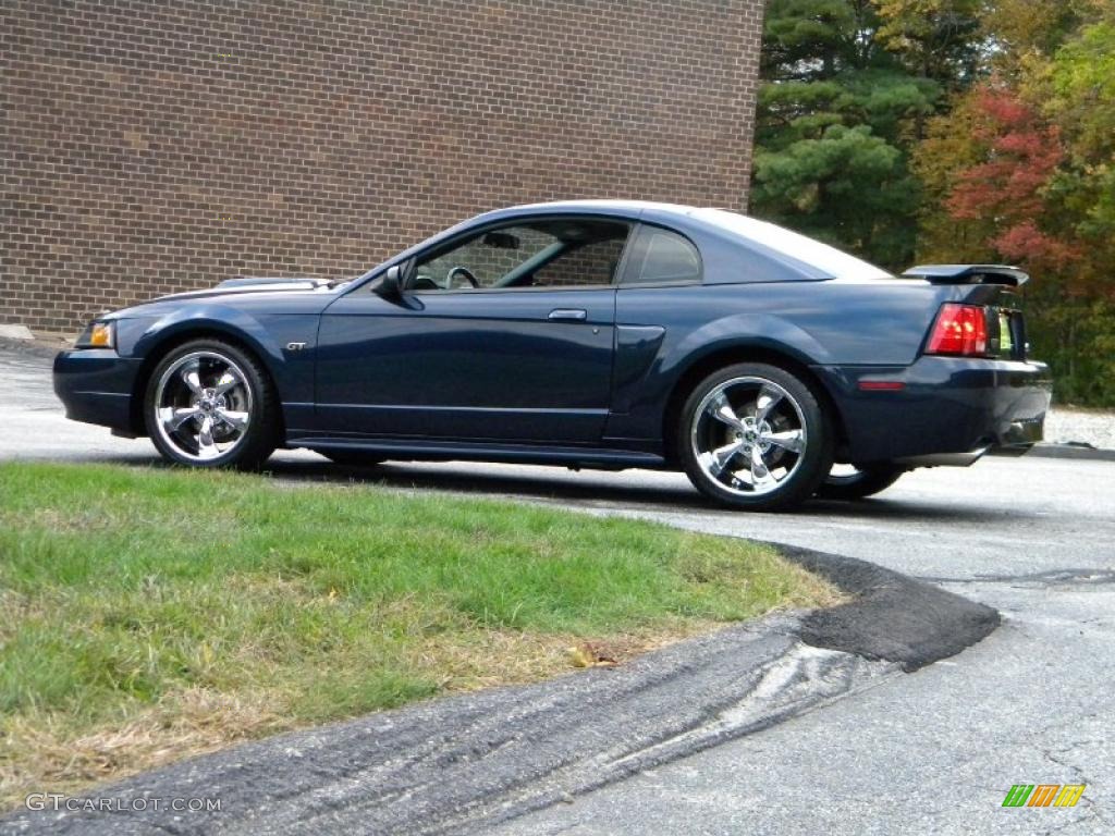 2003 Mustang GT Coupe - True Blue Metallic / Medium Graphite photo #9