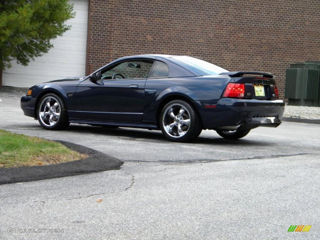 2003 Mustang GT Coupe - True Blue Metallic / Medium Graphite photo #10