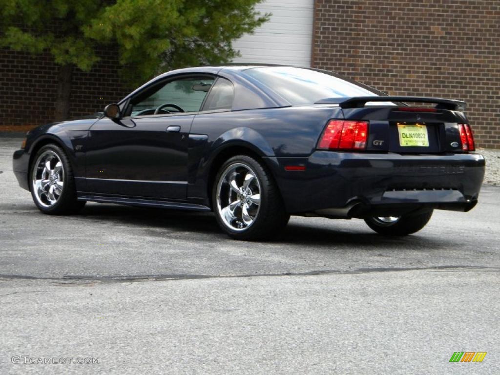 2003 Mustang GT Coupe - True Blue Metallic / Medium Graphite photo #11