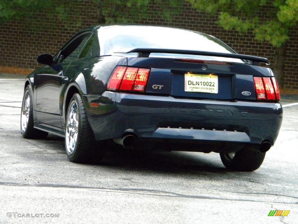 2003 Mustang GT Coupe - True Blue Metallic / Medium Graphite photo #13