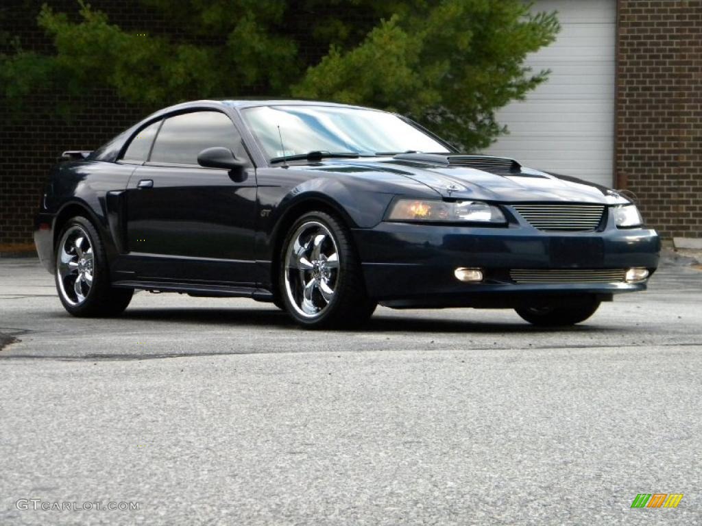 2003 Mustang GT Coupe - True Blue Metallic / Medium Graphite photo #23