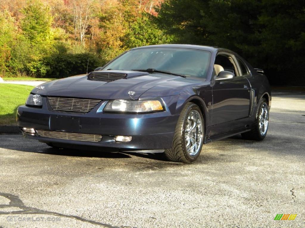 2003 Mustang GT Coupe - True Blue Metallic / Medium Graphite photo #27