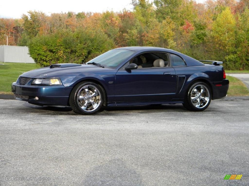 2003 Mustang GT Coupe - True Blue Metallic / Medium Graphite photo #30