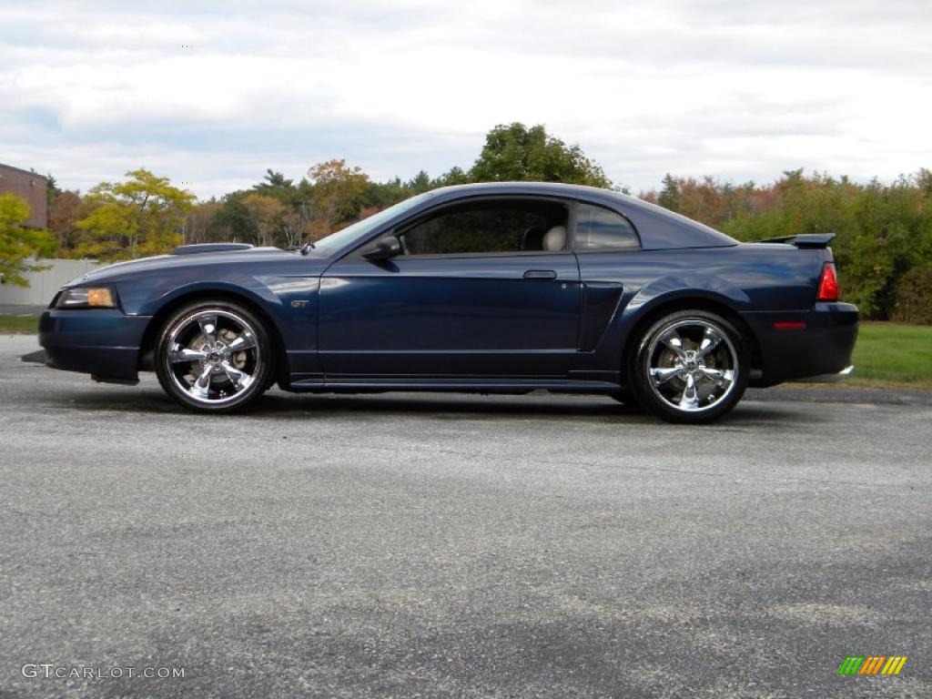 2003 Mustang GT Coupe - True Blue Metallic / Medium Graphite photo #31