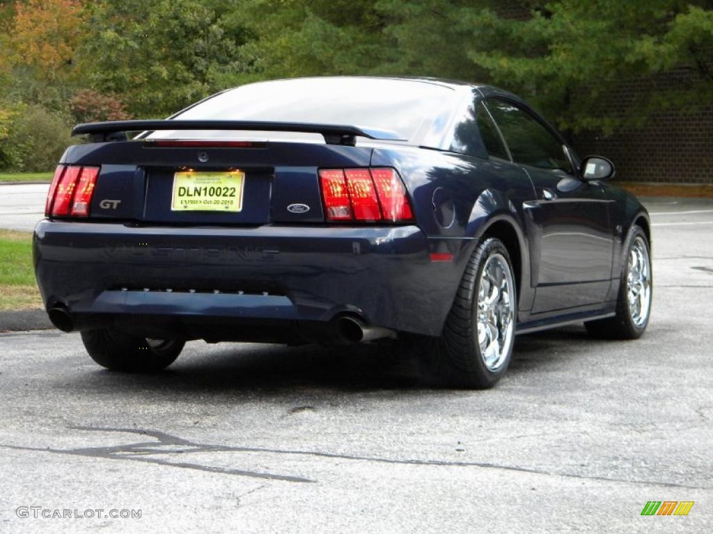 2003 Mustang GT Coupe - True Blue Metallic / Medium Graphite photo #37