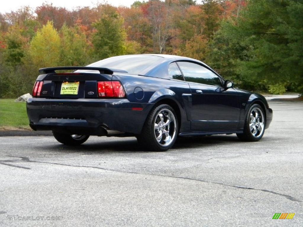 2003 Mustang GT Coupe - True Blue Metallic / Medium Graphite photo #38