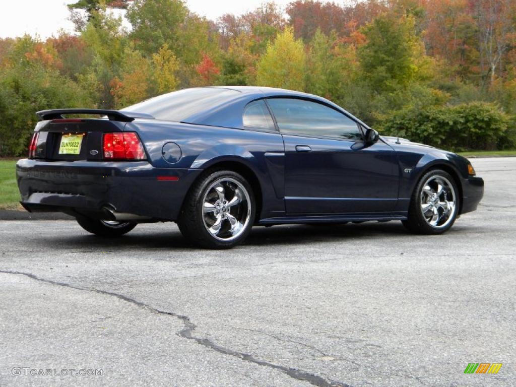 2003 Mustang GT Coupe - True Blue Metallic / Medium Graphite photo #39