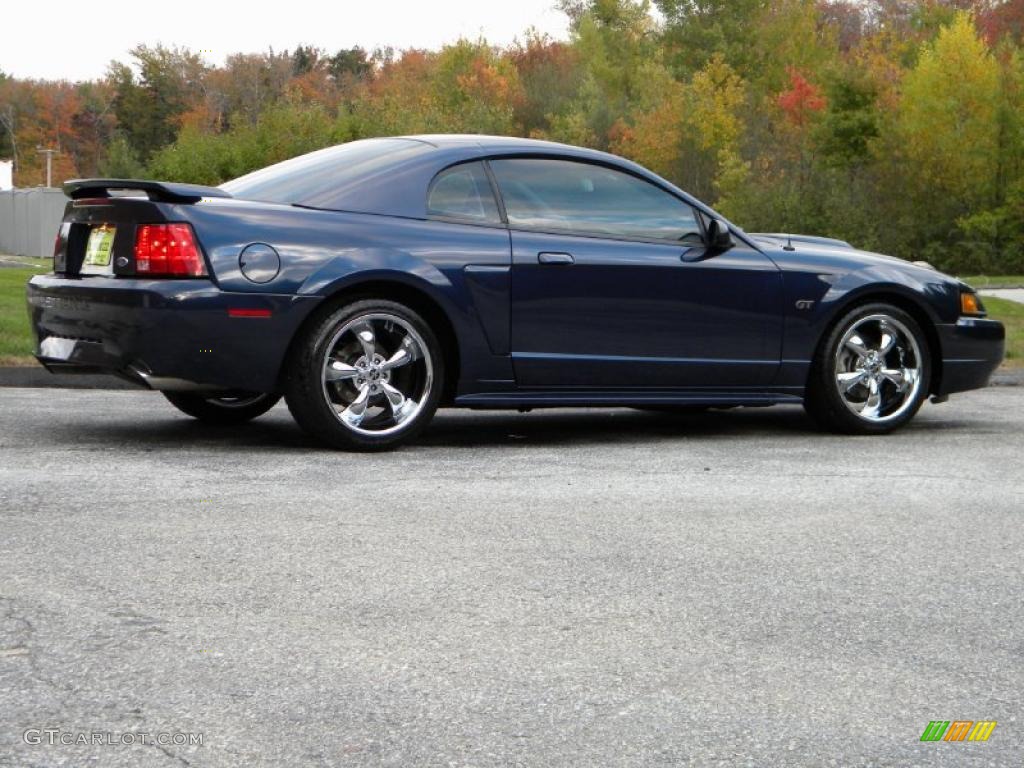 2003 Mustang GT Coupe - True Blue Metallic / Medium Graphite photo #40