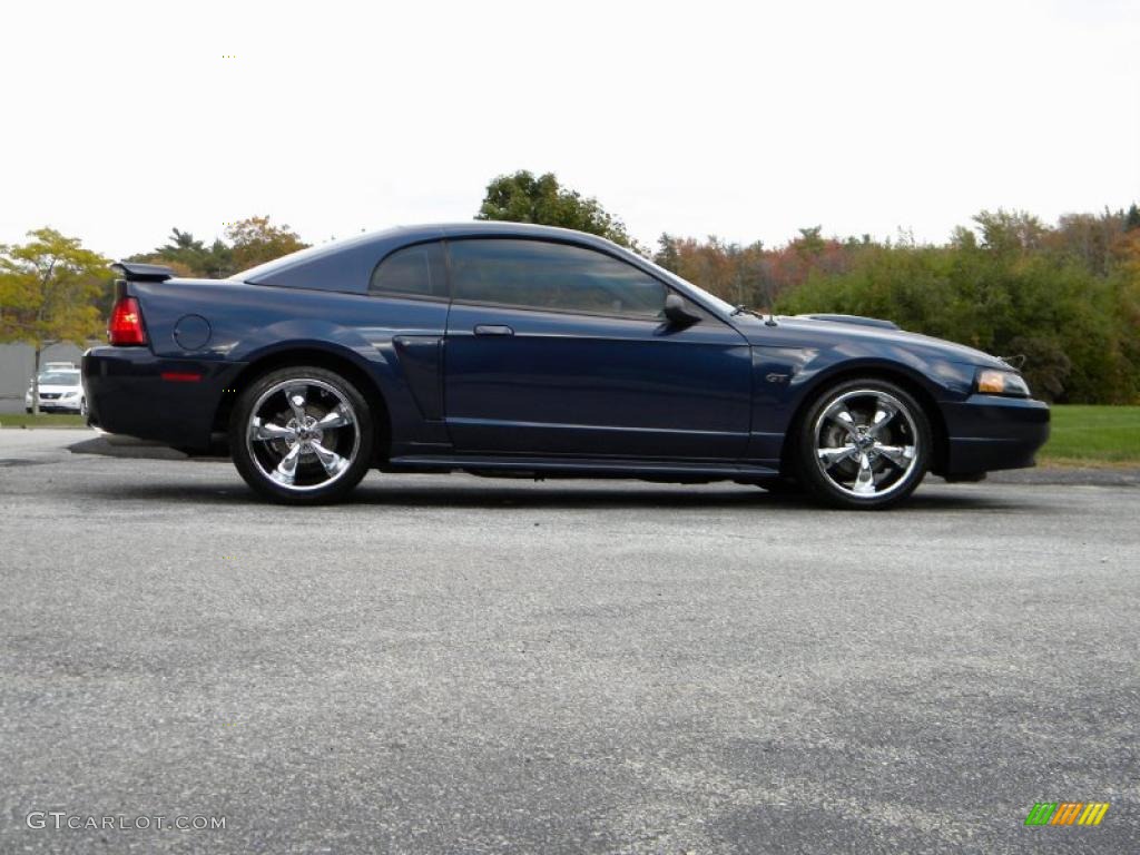 2003 Mustang GT Coupe - True Blue Metallic / Medium Graphite photo #41