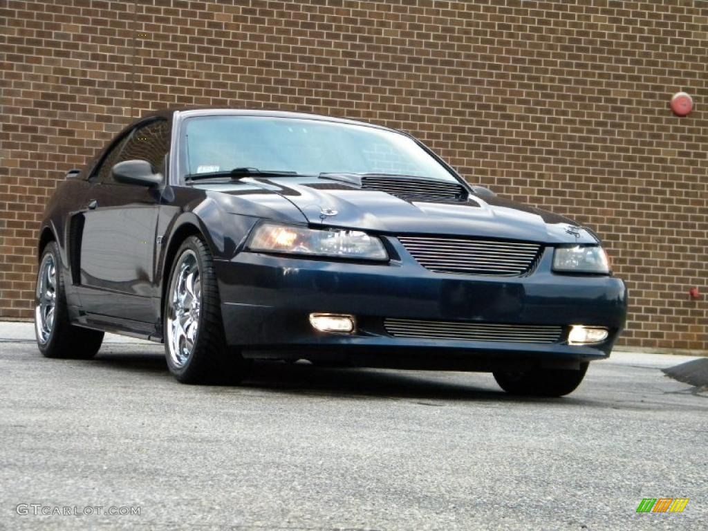2003 Mustang GT Coupe - True Blue Metallic / Medium Graphite photo #46