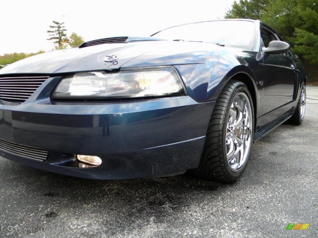 2003 Mustang GT Coupe - True Blue Metallic / Medium Graphite photo #50