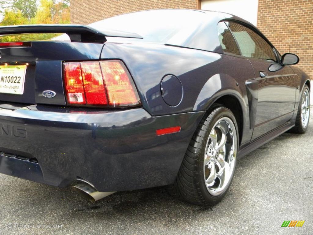 2003 Mustang GT Coupe - True Blue Metallic / Medium Graphite photo #54