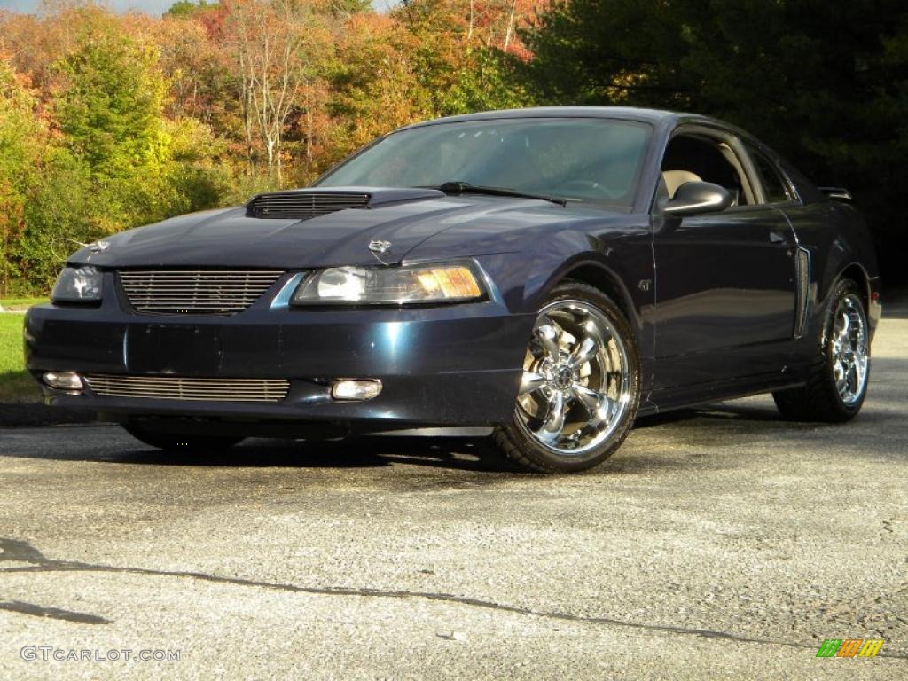 2003 Mustang GT Coupe - True Blue Metallic / Medium Graphite photo #113