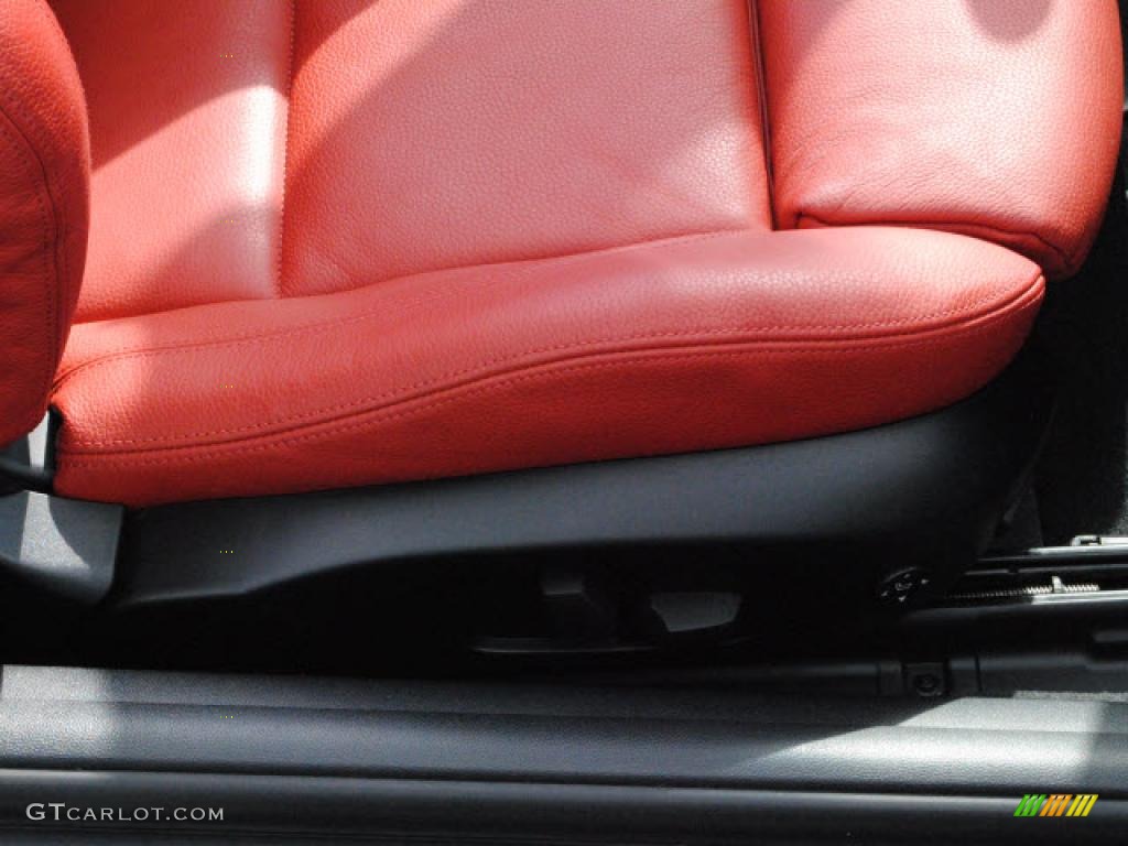2008 3 Series 335i Convertible - Alpine White / Coral Red/Black photo #6