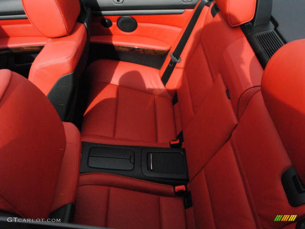 2008 3 Series 335i Convertible - Alpine White / Coral Red/Black photo #13