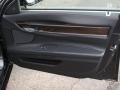 Black Nappa Leather 2010 BMW 7 Series 750Li Sedan Door Panel