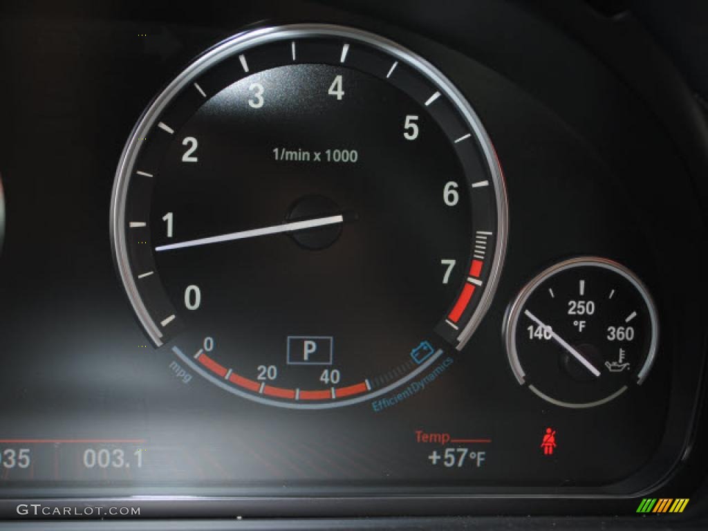 2010 BMW 7 Series 750Li Sedan Gauges Photo #40578477