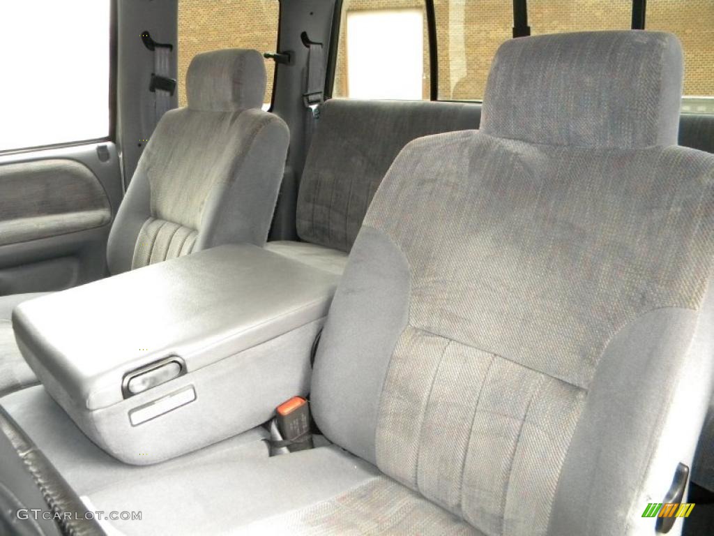 Gray Interior 1997 Dodge Ram 3500 Laramie Extended Cab 4x4 Dually Photo #40578867