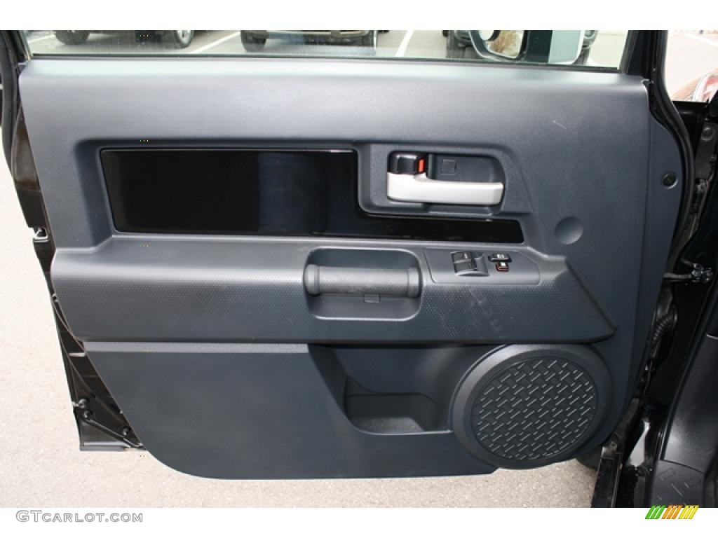 2009 Toyota FJ Cruiser 4WD Dark Charcoal Door Panel Photo #40578889