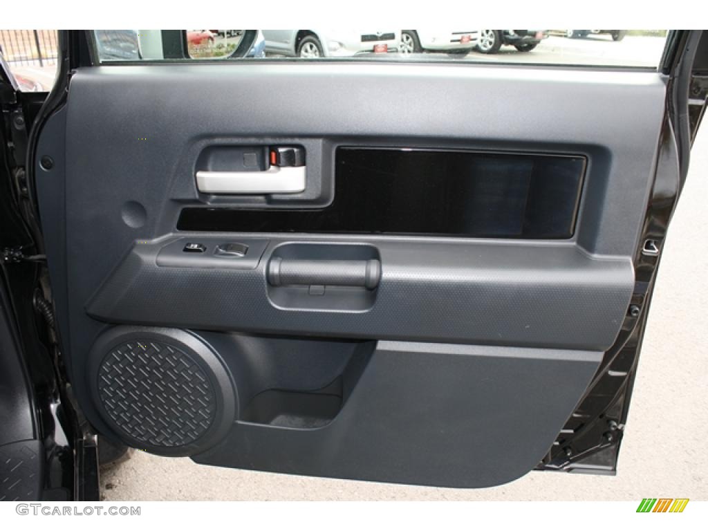 2009 Toyota FJ Cruiser 4WD Dark Charcoal Door Panel Photo #40578906