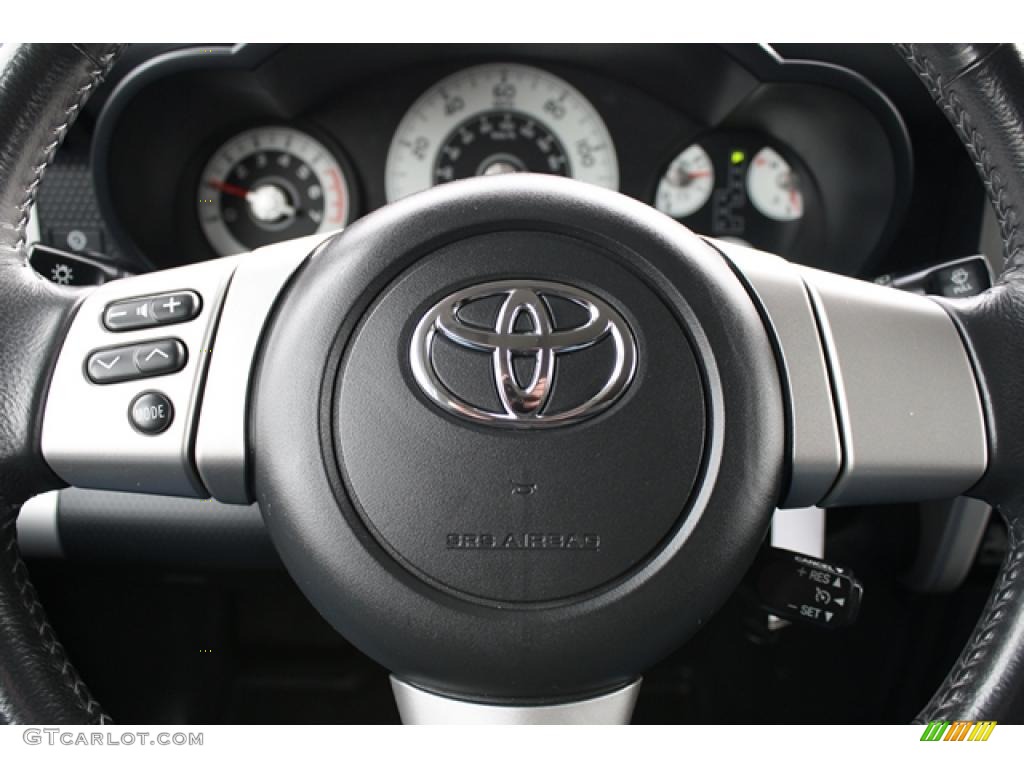 2009 Toyota FJ Cruiser 4WD Dark Charcoal Steering Wheel Photo #40578925