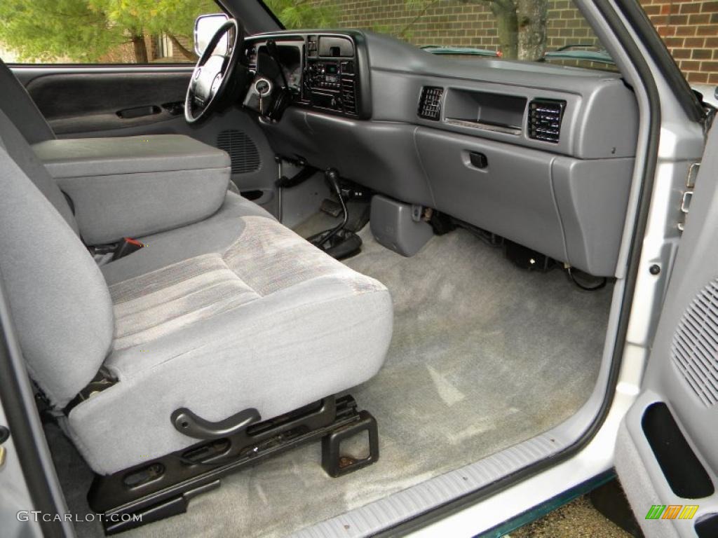 1997 Ram 3500 Laramie Extended Cab 4x4 Dually - Light Driftwood Metallic / Gray photo #29