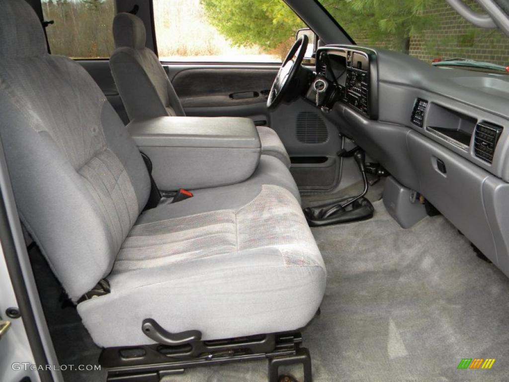 1997 Ram 3500 Laramie Extended Cab 4x4 Dually - Light Driftwood Metallic / Gray photo #30