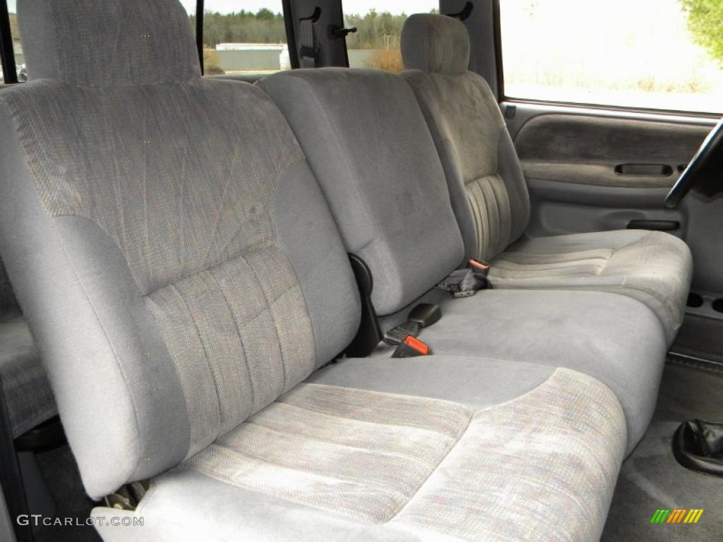 Gray Interior 1997 Dodge Ram 3500 Laramie Extended Cab 4x4 Dually Photo #40579073