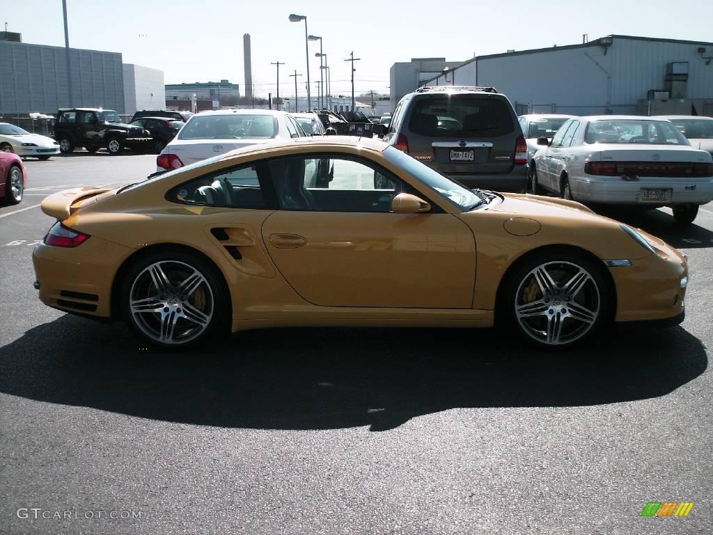 2007 911 Turbo Coupe - Speed Yellow / Natural Leather Cocoa photo #5