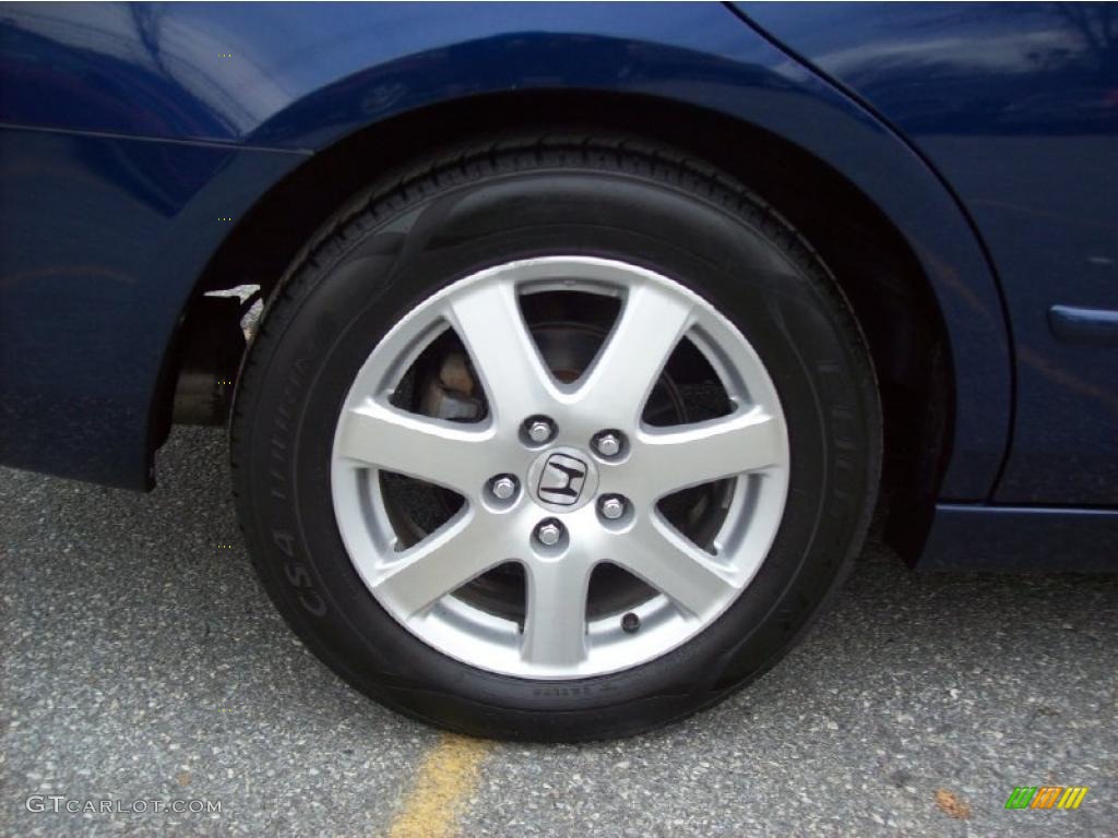 2005 Accord EX-L V6 Sedan - Eternal Blue Pearl / Gray photo #10