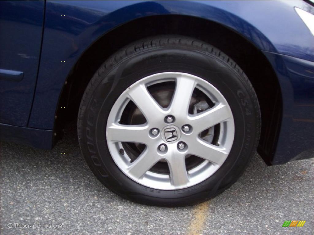 2005 Accord EX-L V6 Sedan - Eternal Blue Pearl / Gray photo #12