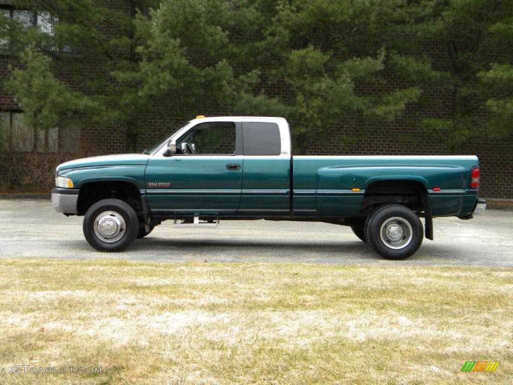 1997 Ram 3500 Laramie Extended Cab 4x4 Dually - Light Driftwood Metallic / Gray photo #73