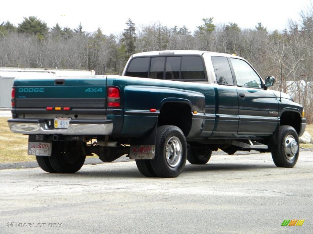 1997 Ram 3500 Laramie Extended Cab 4x4 Dually - Light Driftwood Metallic / Gray photo #75