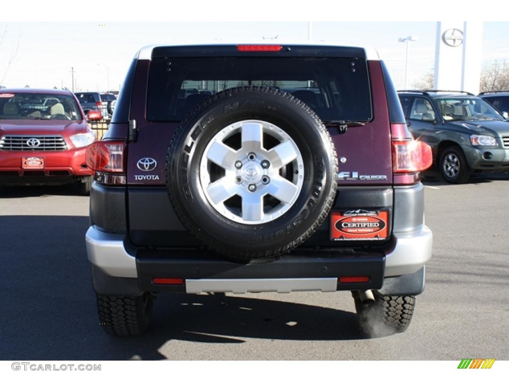 Black Cherry Pearl 2007 Toyota FJ Cruiser 4WD Exterior Photo #40580349
