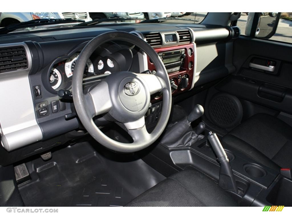 2007 Toyota FJ Cruiser 4WD Dark Charcoal Dashboard Photo #40580425