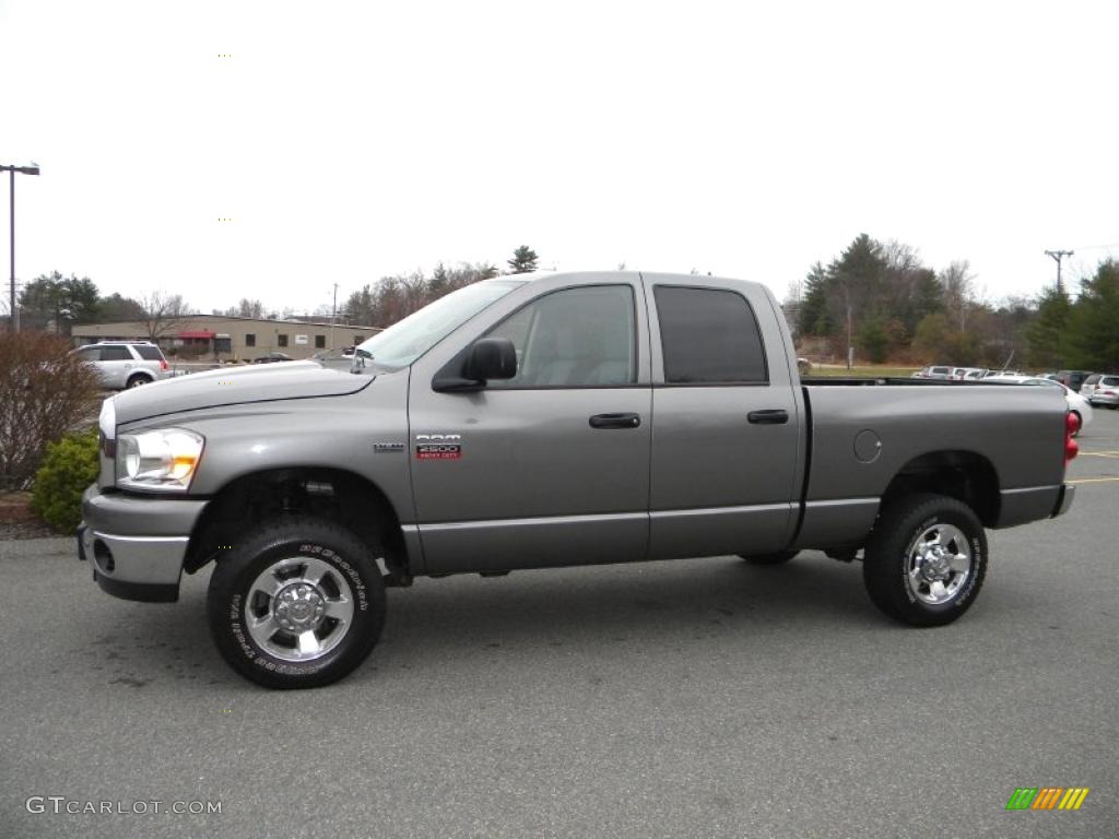 Mineral Gray Metallic 2007 Dodge Ram 2500 SLT Quad Cab 4x4 Exterior Photo #40580653